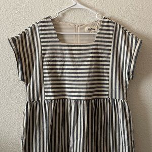 Striped Babydoll Dress